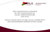THE JACKSONVILLE CHAPTER OF THE ASSOCIATION OF  LEGAL ADMINISTRATORS (JAX-ALA)