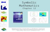 Symbolic Mathematics Chapter 12