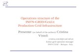 Operations structure of the  INFN-GRID/Grid.it  Production Grid Infrastructure