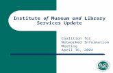 Institute  of  Museum  and  Library Services Update