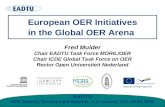 European OER Initiatives in the Global OER Arena