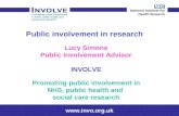 Public involvement in research