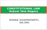 CONSTITUTIONAL LAW Hukum Tata Negara