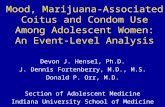 Mood, Marijuana-Associated Coitus and Condom Use Among Adolescent Women: An Event-Level Analysis