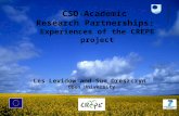 CSO-Academic  Research Partnerships: Experiences of the CREPE project