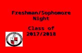 Freshman/Sophomore Night
