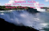 Niagara Falls View from Prospect Point, Niagara Falls, New York.