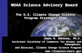 NOAA Science Advisory Board  The U.S. Climate Change Science Program Strategic Plan