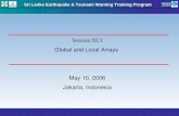 Sri Lanka Earthquake & Tsunami Warning Training Program