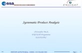 Systematic Product Analysis