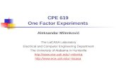 CPE 619 One Factor Experiments