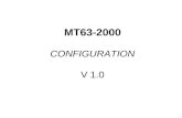 MT63-2000 CONFIGURATION V 1.0