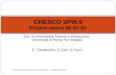 CRESCO SPIII.5 Project status 06-07-07