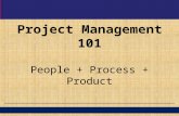 Project Management 101 People + Process + Product