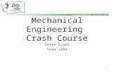 Mechanical Engineering  Crash Course
