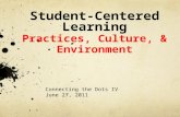 Student-Centered Learning Practices, Culture, & Environment