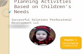 Planning Activities Based on Children’s Needs
