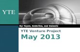 YTE Venture Project  May 2013