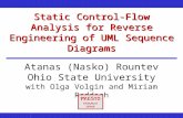 Static Control-Flow Analysis for Reverse Engineering of UML Sequence Diagrams