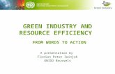 Green Industry and Resource Efficiency