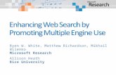 Enhancing Web Search by Promoting Multiple Engine Use