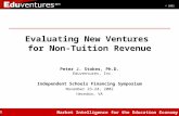 Evaluating New Ventures  for Non-Tuition Revenue