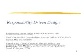 Responsibility Driven Design