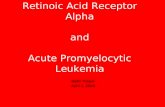 Retinoic Acid Receptor Alpha and Acute Promyelocytic Leukemia