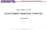 Customer Service Portal Webinar