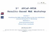 3rd Results- Based M&E Workshop