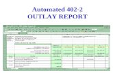 Automated 402-2 OUTLAY REPORT