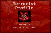 Terrorist Profile