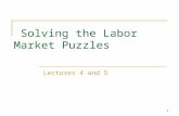 Solving the L abor Market Puzzles