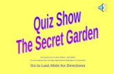 Quiz Show  The Secret Garden