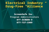 Electrical Industry  Drug-Free “Alliance”