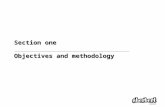 Section one Objectives and methodology