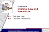 CHAPTER  4 Criminal Law and Procedure
