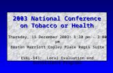 2003 National Conference on Tobacco or Health