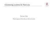 Licensing system in Norway