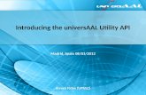 Introducing the universAAL Utility API