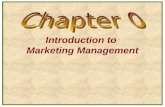 Introduction to  Marketing Management