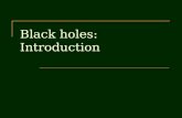 Black holes :  Introduction