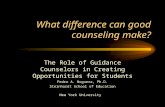 What difference can good counseling make?