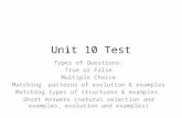 Unit 10 Test