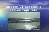 Chapter 21 Section 3 Review Page 534