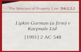 Lipkin Gorman (a firm) v Karpnale Ltd  [1991] 2 AC 548