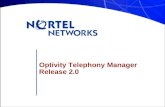 Optivity Telephony Manager  Release 2.0