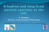 R- hadron  and long lived particle searches at the LHC
