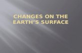 Changes on the Earth’s Surface