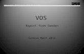 VOS Report  from Sweden Genova Mach 2011